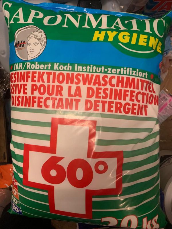 Saponmatic Desinfektions- Hygiene Waschpulver 20kg