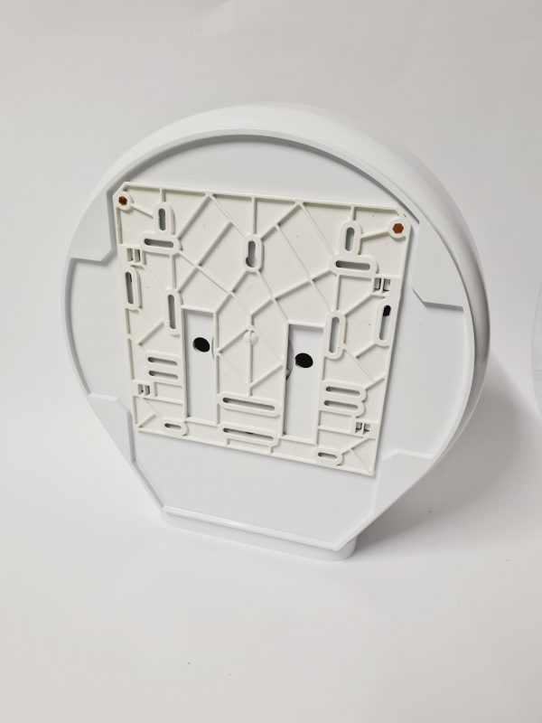 Jumbo Toilettenpapierhalter-, Spender für XXL Toilettenpapierrollen - Rückseite
