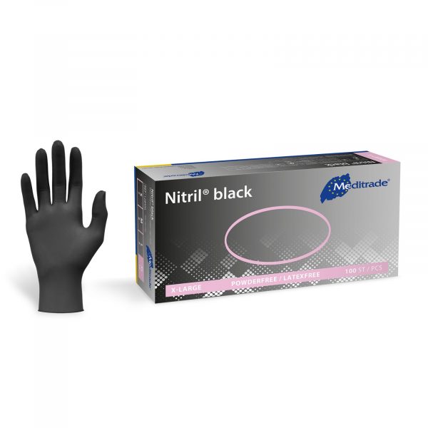 Nitril Handschuhe schwarz, puderfrei, 100 Stück – Bild 5