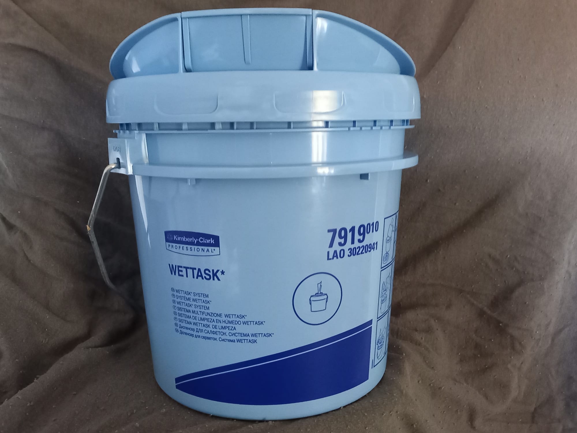 Rollenspendereimer 7919 – Spender für Wettask™ Reinigungstücher von Kimberly-Clark Professional – Bild 2
