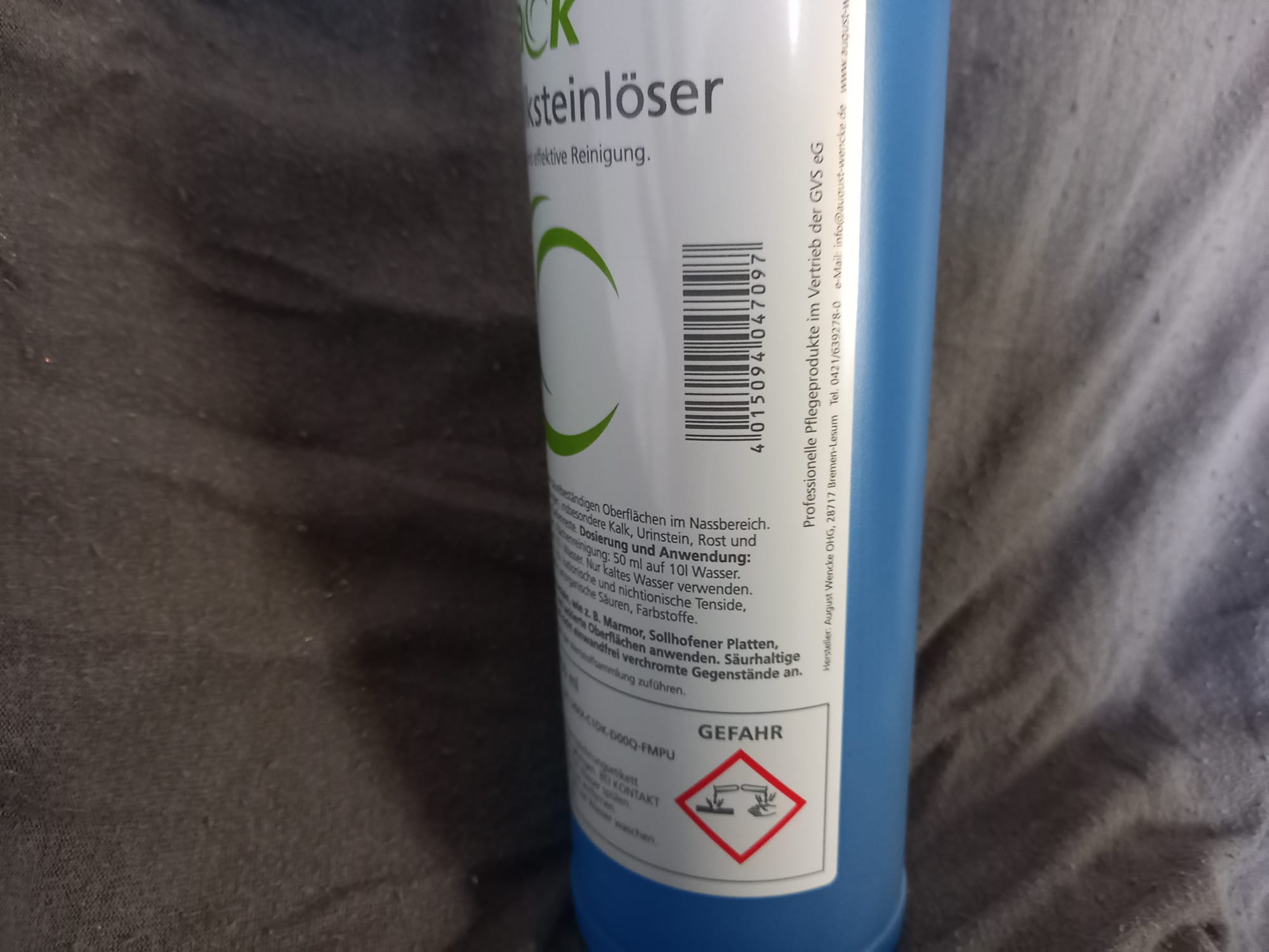 ZACK Urinsteinlöser und Kalksteinlöser 750 ml für säurebständigen Flächen im Nassbereich – Bild 3